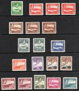 �A���e�B�O�A 1938-51 KGVI ��` MLH SG98/109 + �����̃V�F�[�h ���v CV?279