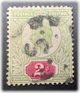 �C�M���X - EDVII - 1902-10 - 2d �[���݂��΂Ɛ� - �i�� SG 290a