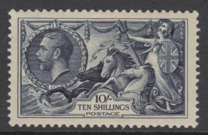 SG 452 10/- �C���f�B�S 1934�N �Ē��� �V�[�z�[�X ���ɗǍD�ŐV�N��V.L.�}�E���g�ς� �~���g