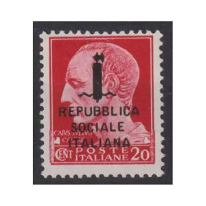Љa 1944 20 Centesimi N.495/A G.I MNH** ؖ