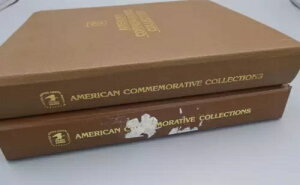 95種類の異なる米国記念切手記念ページを収録したアルバム2冊 - FDCs 1980-95