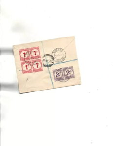 XWh FDC 1933N123 X֗ Sc#J1(x2),J2(x2)