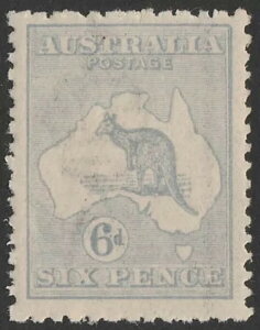 I[XgA 1915 JK[ 6d 3rd wmk Die IIB. MNH **. SG 38d. ACSC 20C cat $750.
