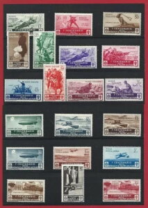 1934N C^AAn. 366/376 + PA 74/82 - lM20 - MNH**-
