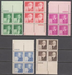 č؎ #859-893 PBs LȃAJl -- v~AZbg 35 -- 1940N - ~g