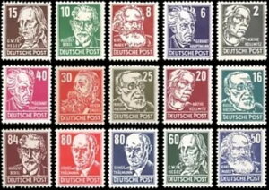 �h�C�c���勤�a�� #122-136 �Z�b�g MNH VF