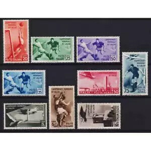 �C�^���A���� 1934 ���[���h�J�b�v �T�b�J�[ 9 V. G.I MNH** �ؖ���