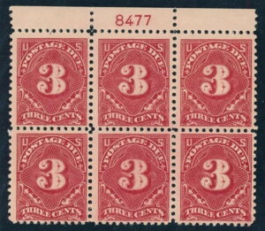 drbobstamps US XRbg #J63 ~g NH v[g # 6 Zbg ؎ 275 h