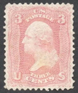 US Sc# 64b *~g KȂ* { 3c [YsN Vg } "1861NV[Y