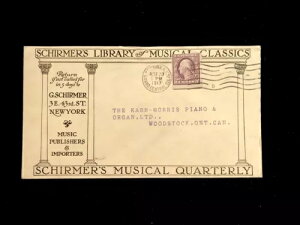 NY �j���[���[�N 1917 �J�o�[ #483 SCHERMACK Illustration �I�[���I�[�o�[�f�U�C�� ADV �~���[�W�b�N�o�Ŏ�