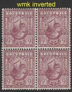 GB 1924 6d `[L[ wmk Co[ebh UM ubN 4 VRCN[W sg426i c?360