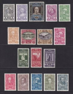 �I�[�X�g���A 1910�N �t�����c�E���[�[�t80�΂̒a�����Z�b�g 17�Z�b�g SG 223-239 MH/* (CV ?800)