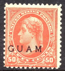 [ab] 米国切手「GUAM」印刷済み [#11 ~ ミント- NH]