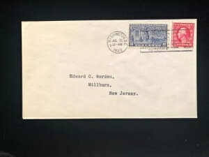 DCVg 1922N712 FDC #E12 WORDEN CV $500