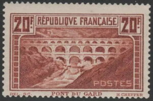 �t�����X YVERT 262 A SCOTT 253 �|���f���K�[�� �Ԓ��F 1929  MNH VVF