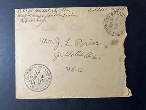 1918�N ��ꎟ���E��� �A�����J�}�s���m�X�փJ�o�[ APO 465 �W���b�g PA USA