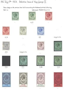 �W�u�����^�� 1912 1/2d - 1�|���h�̗ǎ��~���g�A1/2d�A1d�A2 1/2d�A3x 1s�̒ǉ��̐F�����A