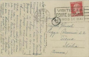 P0700 - �t�����X - �X�֎j - �q��|�X�g�J�[�h - �p���̃����h�o�[�O 1927�N