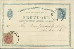 f}[N̐ChXփJ[h Sc#UX2  #5c FREDERIKSTED 1898 N 4  4 