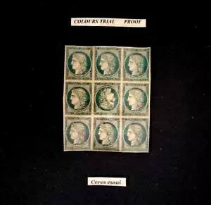 ~ フランス・セレス / エッセイ - 色彩と紙の試作 / サイズ実験プリント - 5A