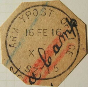 1916�N��ꎟ���E���G�W�v�g�̃C�M���X�R�̃J�o�[���L�^APO SZ 15�����APO���O�̂���