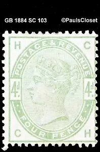 GB 1884 SC 103 �N�C�[���E���B�N�g���A 4�y���X �O���[���~���g �K���Ȃ� WM 30 �t�@�C��