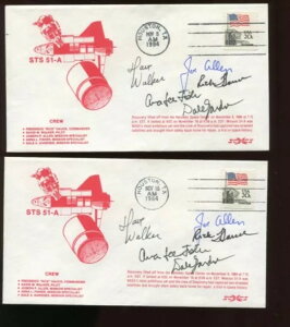 STS 51-A �F����s�m�N���[�T�C������ł��グ���A�҃J�o�[�Z�b�g (HR514)