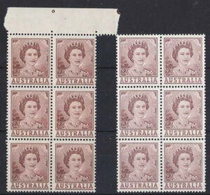 APD523) �I�[�X�g�����A 1962 QEII 2d �W�����F ACSC 348B�A���C�g�t��6�u���b�N