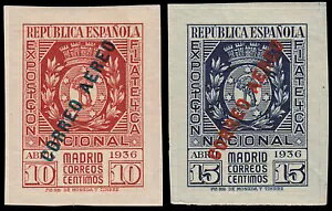 �X�y�C�� 729/30 1936�N �}�h���[�h�؎蔎���� MNH