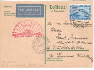 46) �O���[�t�E�c�F�b�y������R�q��cPOLAR FAHRT 1931�N�|�X�g�J�[�h�A���@���g�V���e�b�e����