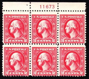 US 528 2c Vg ^Cv VI v[g ubN #11673 / 6 F-VF  OG NH SCV $800