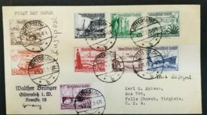 hCc鍑 ~VF 651 - 659  FDC Jo[