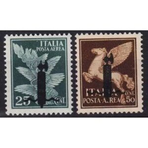 R.S.I 1944 P/A GbZC 25 C.  50 C. N.P9-P10 G.I MNH** ؖ