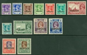 SG 015/027 �r���} 1938�B3�y���X����10���s�[�́u�T�[�r�X�v�Z�b�g�A13�̉��l�B���Ɍy��