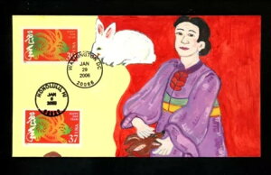 US FDC #3997 �y���e�B�� �y�C���g HP 2006 DC ���������� �f���A�� #3895 �Z�b�g 12