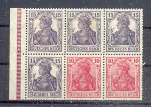 DR-ZusDr.wtg`Fubg HBL19AAB ?bl. Heftchenz?hnung * MH 680EUR (11831)