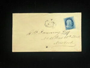 NY �j���[���[�N 1857�N�� �\�� #24 U.S.Mail ���p�`���� �C���X�g �p���X�K�[�f������