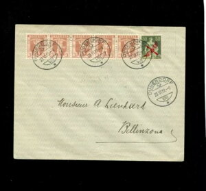 �X�C�X 1919�N �q��X�� �����̏��Ɨp �f���[�f���h���t����x���]�[�i�ւ̍ŏ��̍q��؎�