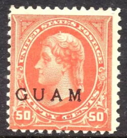 [ab] 米国切手「GUAM」印刷済み [#11 ~ ミント- NH]