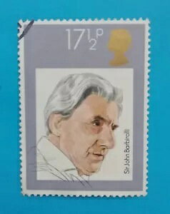 1980 GB (G[)AQEIIASir J.BARBIR0lli 17,5p STAMP.on Gummed SideA2XPHOSPHOR ERA