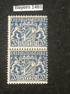 BAYERN Dienstmarken Mi D28W �y�A MNH XF - CV +400 ���[�� / 483 USD (2)