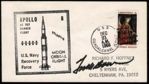 1968�N �A�����J FDC 21 / 12�� ��� �A�|��8�� �t�����N�E�{�[�}�� ���M�T�C�� MF109519