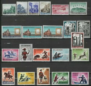 S45771 �T���}���m 1961 MNH �N �a���� CPL �N�Z�b�g 22v +2 S/S - 3 �X�L����
