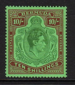 �o�~���[�_ 1938-53 10/- �O���[�����f�B�[�v���C�N SG 119 �V�i