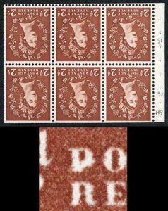 SB79ab 2d Wmk Crowns ���]�u�b�N���b�g�p�l??���t�� D for P �o���G�e�B R1/2 ���A