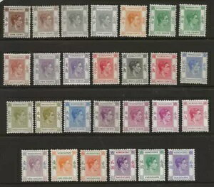 ` SG 140/160 & SG 162b 1938/52 GVI Zbg ɗǍD/ɗǍD