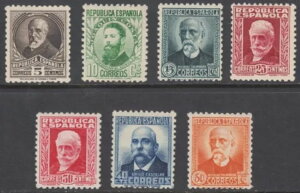 �X�y�C�� - �V���[�Y �L�����N�^�[ 655/661 - 1931-1932 �N - �f���b�N�X - MNH �~���g