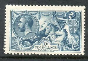 1918�N 10/- �_���u���[ �u���b�h�x���[ �V�[�z�[�X Sg 417 N75 (1) MH �~���g �L���b�g ?375