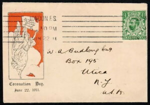 1911 KGV �_�E�j�[�w�b�h 1/2d �O���[�� �����J�o�[ �W���j�A�؎苦�� SG 322