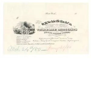 W. H. Schieffelin & Co. (Swaim)AABNCo rwbhv[tiChA1880 Nj